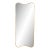 Italian Shaped Brass Mirror For Sale