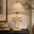 1970s Maitland-Smith Tessellated Stone & Brass Kimono Table Lamp For Sale - Image 14 of 14