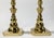 Antique English Brass Beehive Candlestick Holders, a Pair For Sale - Image 4 of 4