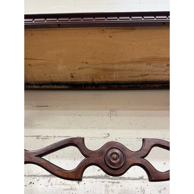 Vintage Tudor or Spanish Revival Style Sofa Table Console Table Hall Table For Sale - Image 10 of 14