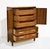 1970s 1970s Campaign Style Highboy by Henry M. Goodman Furniture For Sale - Image 5 of 15