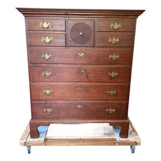 Eighteenth Century American Tall Chest of Drawers For Sale