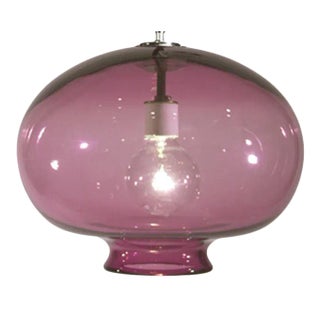 Lyra Pendant Light from the Versuvius Collection in Rose Quartz For Sale