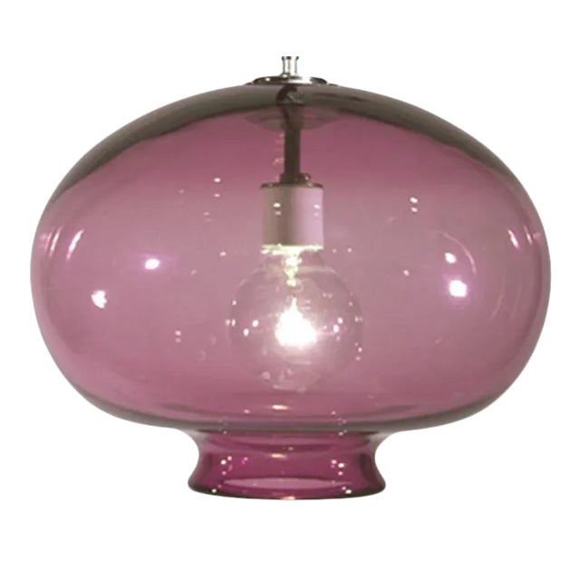 Lyra Pendant Light from the Versuvius Collection in Rose Quartz For Sale