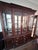 2000 - 2009 Large Chippendale Mahogany China Cabinet – Mirrored Back, Glass Shelves For Sale - Image 5 of 11