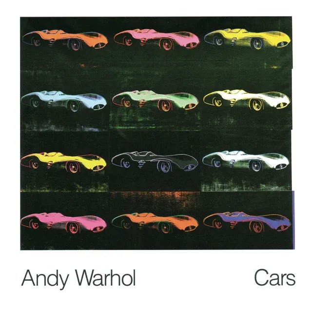 1989 Andy Warhol 'Formula 1 Car W 196 R (1954)' Offset Lithograph For Sale