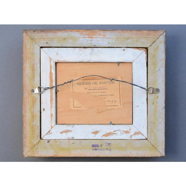 1960s 1960s Miniature Landscape Oil Painting by Beaumont, Framed For Sale - Image 5 of 7