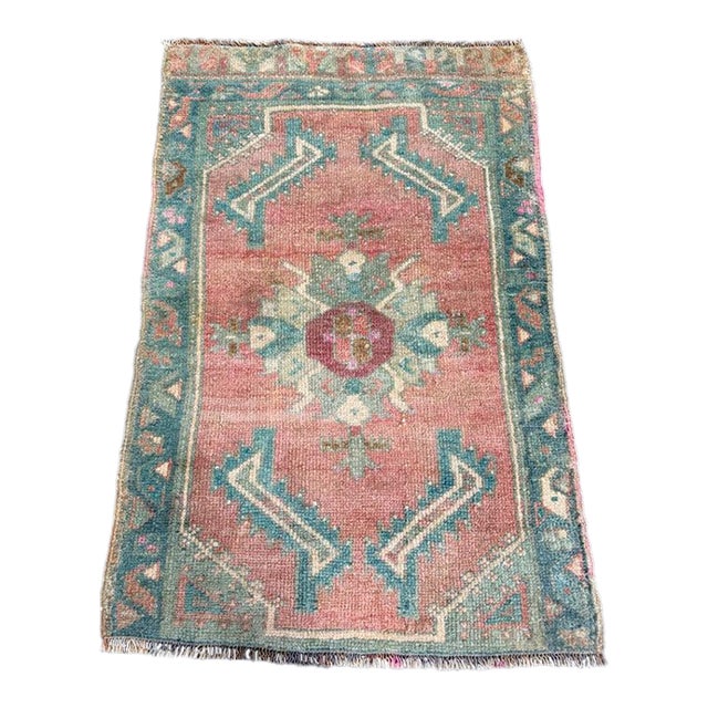 Turkish Yastik Rug 1'9" x 2'8" For Sale