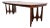 Broyhill Brasilia Mid-Century Modern Sculpted Walnut Extension Dining Table, Newly Refinished For Sale