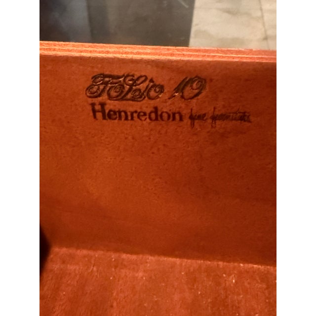 Brown 1980s Henredon Folio Bar Cabinet For Sale - Image 8 of 9