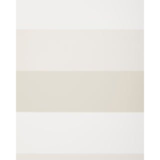 Serena & Lily Coastal Stripe Sand/Tan Wallpaper - 4 Double Rolls For Sale