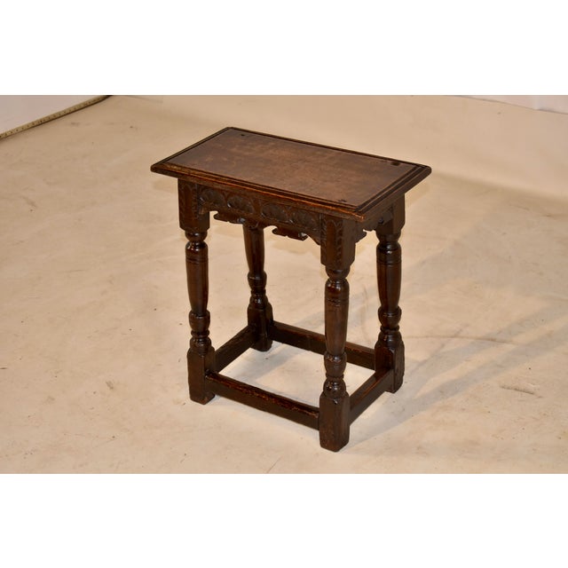 17th Century Oak Joint Stool From England For Sale In Greensboro - Image 6 of 15