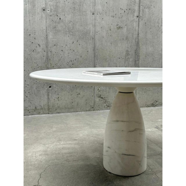 Peter Draenert „finale 1790 Marble Dining Table Round 140cm, Germany 1970s For Sale - Image 3 of 8