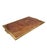 Hollywood Regency Great Brass and Burl Tray, Italy, 1970s For Sale - Image 4 of 9