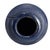 Late 20th Century Studio Art Pottery Vase Matte Cobalt Blue Stoneware Organic Modern 9.75" For Sale - Image 5 of 11