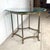 Brass 1970s Neoclassical Brass and Octagonal Glass Accent Side Table in the Style of La Barge For Sale - Image 8 of 16