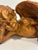 Vintage Gold-Toned Reclining Cherub For Sale - Image 4 of 12
