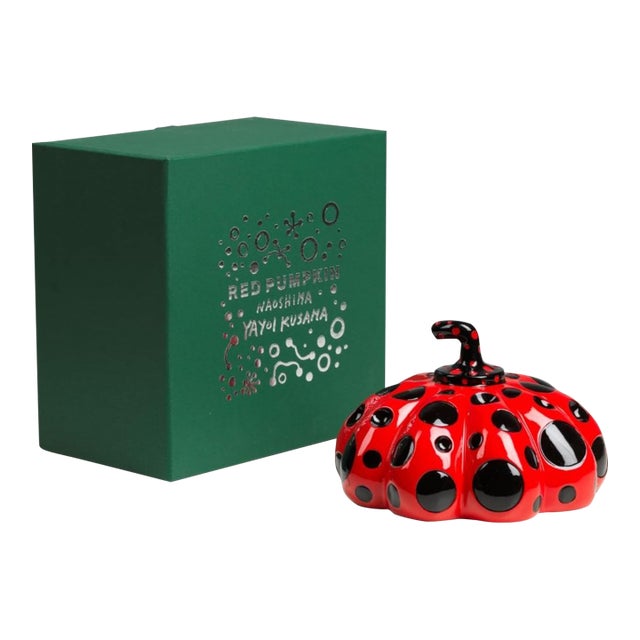 Yayoi Kusama, Naoshima Red Pumpkin Sculpture With Certificate, 草間彌生 For Sale