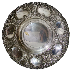 20th Century Silver-Plated Fruit Tray from Orbisa MTL, 1970s