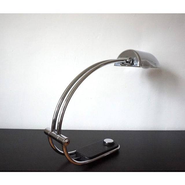 Vintage Chrome Table Lamp by Egon Hillebrand for Hillebrand Lighting, 1970s For Sale - Image 6 of 18