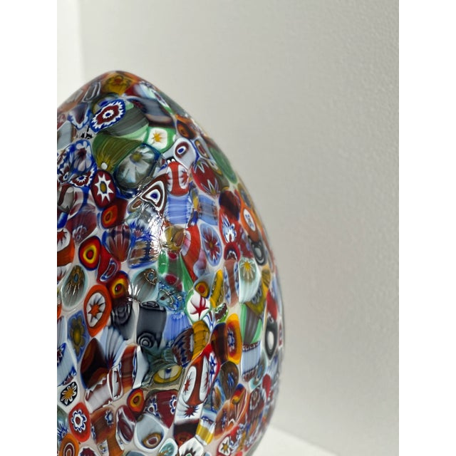 Glass Murano Style Murrine Multicolor Table Lamp For Sale - Image 7 of 12
