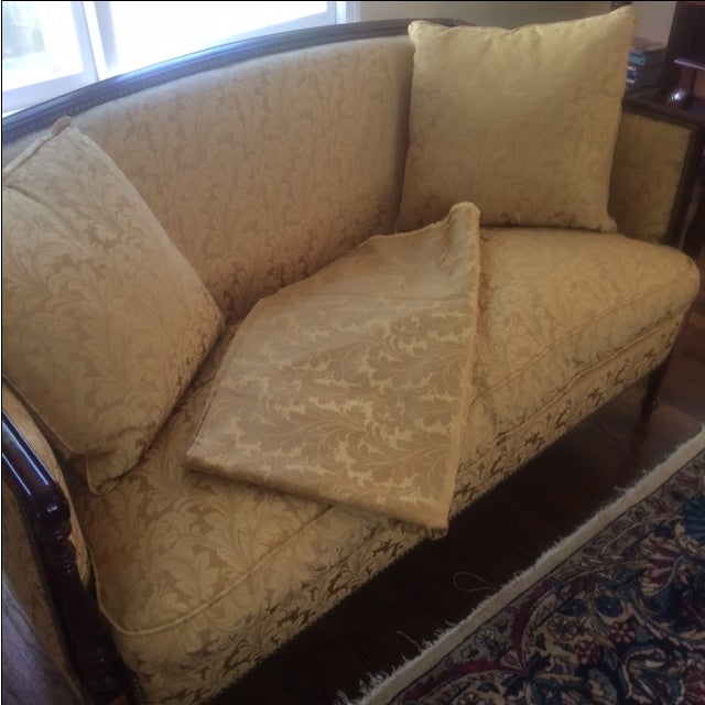 Hickory Chair Loveseat & Fabric Chairish