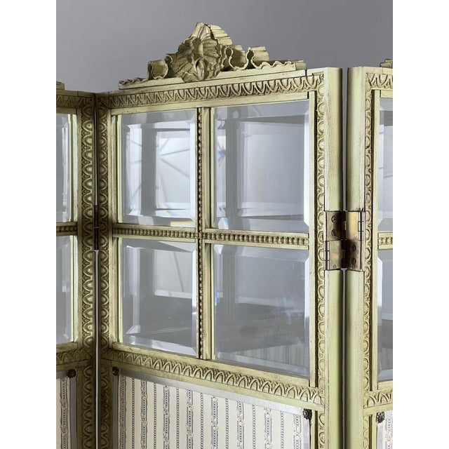 19th Century Louis XVI Style 5-Panel Screen For Sale - Image 6 of 12