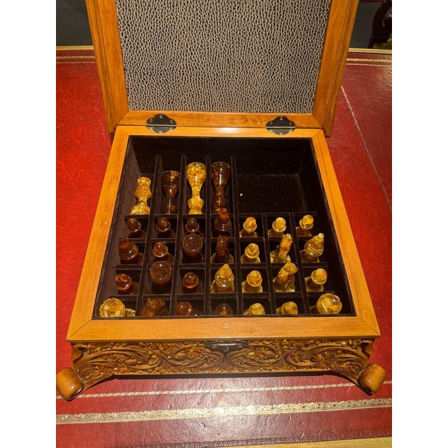 Amber and Bakelite Chess Set, 1900s, Set of 33 For Sale - Image 10 of 16