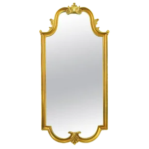 Gilt Composite Wood & Gesso Empire Style Wall Mirror