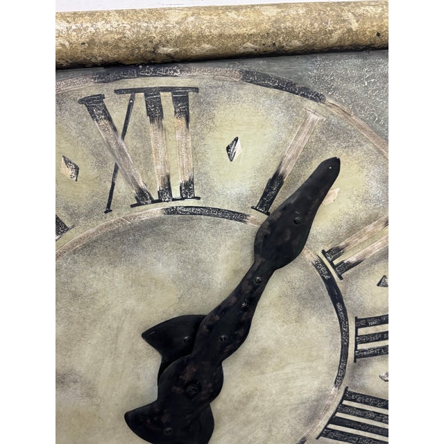 Restoration Hardware Grand Saint Etienne Decorative Wall Clock For Sale In San Francisco - Image 6 of 12
