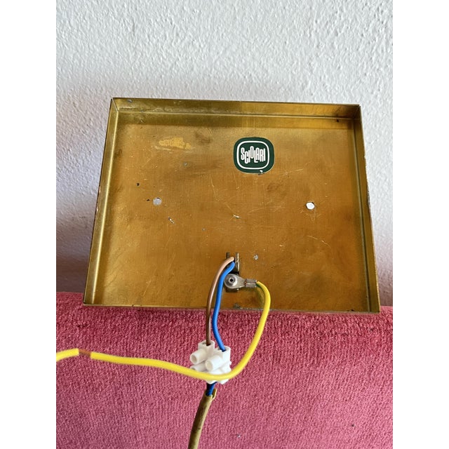 Mid-Century Wall Lamps in Brass and Murano Glass from Sciolari, 1960s, Set of 3 For Sale - Image 10 of 12