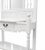 Mid-Century Modern Vintage Ornate Hall Tree Vanity | High Gloss White W/ Mirror | Palm Beach Regency For Sale - Image 3 of 6