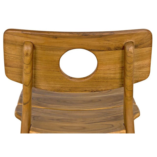 NOIR Buraco Chair, Teak For Sale In Los Angeles - Image 6 of 7