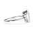 Looking for the perfect promise ring? Look no further! Our 10K white gold 3/8 cttw round-cut lab grown diamond cluster...