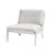 Portofino Outdoor Lounge Chair by the Drawing Room Atl - Handcrafted Mahogany in Premium Yacht Finish: Classic White - Modern Outdoor Furniture For Sale - Image 10 of 10