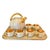 Adorable digestive set with its 6 small pumpkin-shaped cups and its presentation tray in Limoges porcelain. Beautiful...