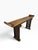 Vintage Chinese Ming Style Hardwood Altar Console Table With Brass Studs & Fretwork For Sale - Image 9 of 15