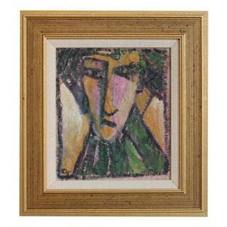Florentine School Artist, Hidden Portraits XVIII, 1990s, Acrylic on Canvas, Framed For Sale