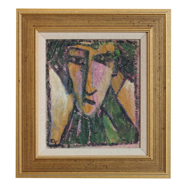 Florentine School Artist, Hidden Portraits XVIII, 1990s, Acrylic on Canvas, Framed For Sale