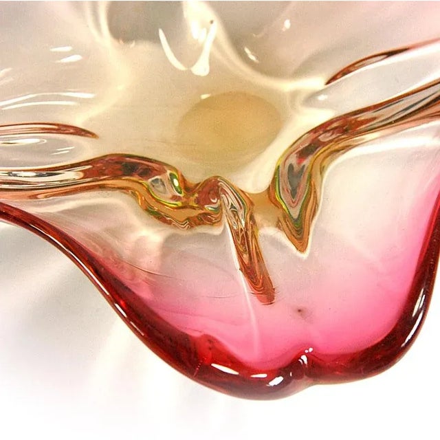 Italian Multicolor Murano Glass Bowl Dish, 1960s For Sale - Image 4 of 11