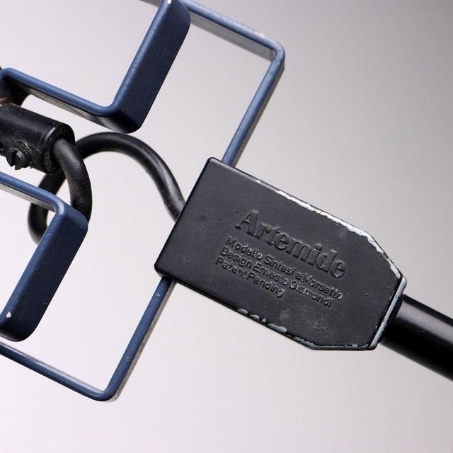 Metal Vintage Sintesi Clamp Lamp by E. Gismondi for Artemide, 1970s For Sale - Image 7 of 8