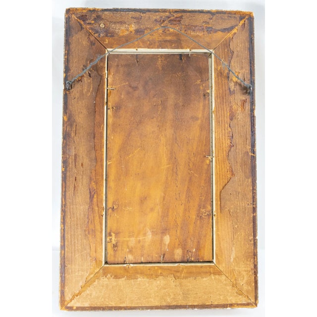 19th Century Italian Oil Painting on Wood Panel of a Young Merchant For Sale - Image 10 of 12