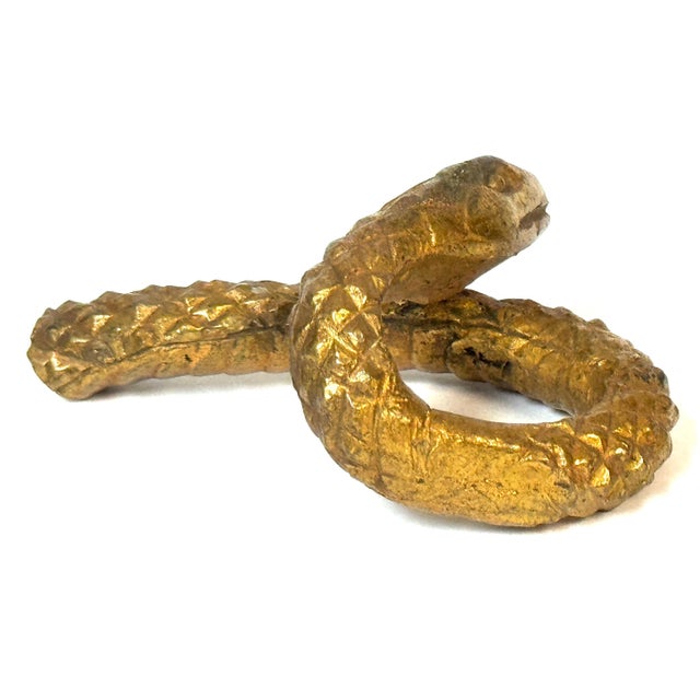 French Art Deco Ormolu Serpent Handle, Stamped LT / 2, circa 1925–1935 For Sale - Image 16 of 18