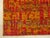 A hand-knotted silk rug, made in India and measuring 8' x 10'. Loose, abstract drawing rather than a formal repeating...