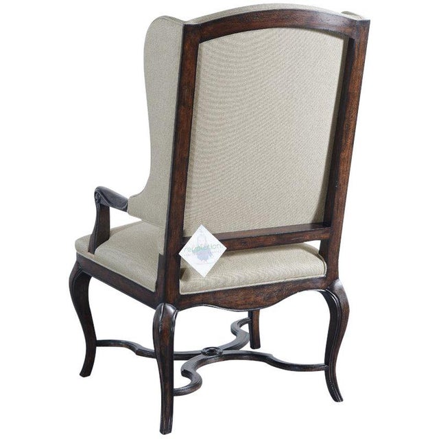 Carrollton Dark Rustic Pecan Wood Chair Chairish