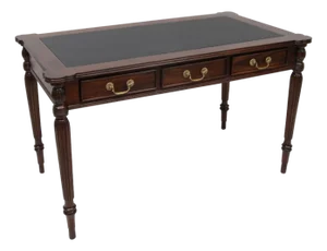 Legacy Leather Top Desk - Brown Walnut