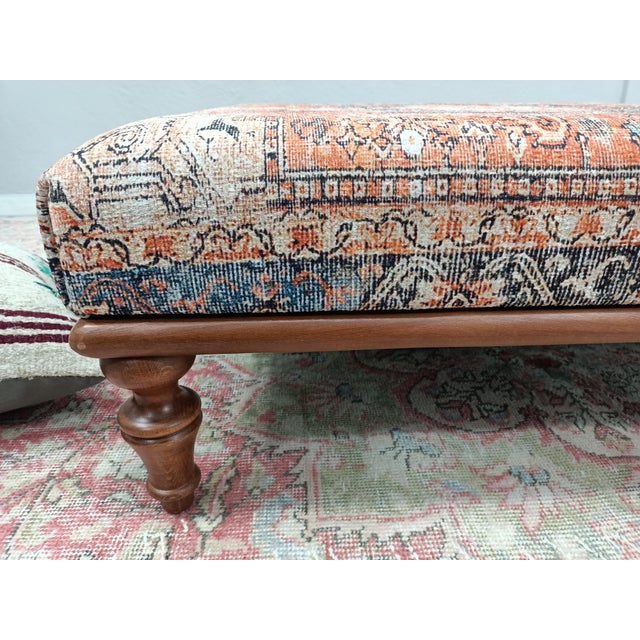 Faded Rug Upholstered Ottoman Coffee Table Chairish