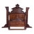 Antique Full Size Victorian Monumental Carved Walnut Burl Wood Bed For Sale