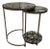 Ethan Allen 'Jaclyn' Mirrored Nesting Tables. For Sale