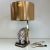 1970s Porcellane Artistiche Italian Porcelain and Brass Elephant Table Lamp From Florence For Sale - Image 6 of 13